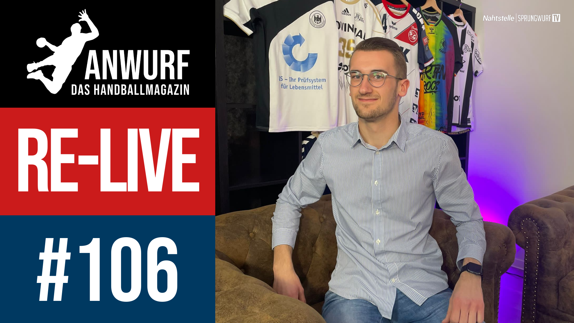 [RE-LIVE] ANWURF – DAS HANDBALLMAGAZIN #106